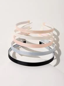 5 piezas Diadema unicolor - Multicolor - Ver 1