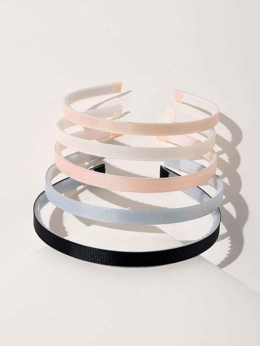 5 piezas Diadema unicolor - Multicolor - Ver 1