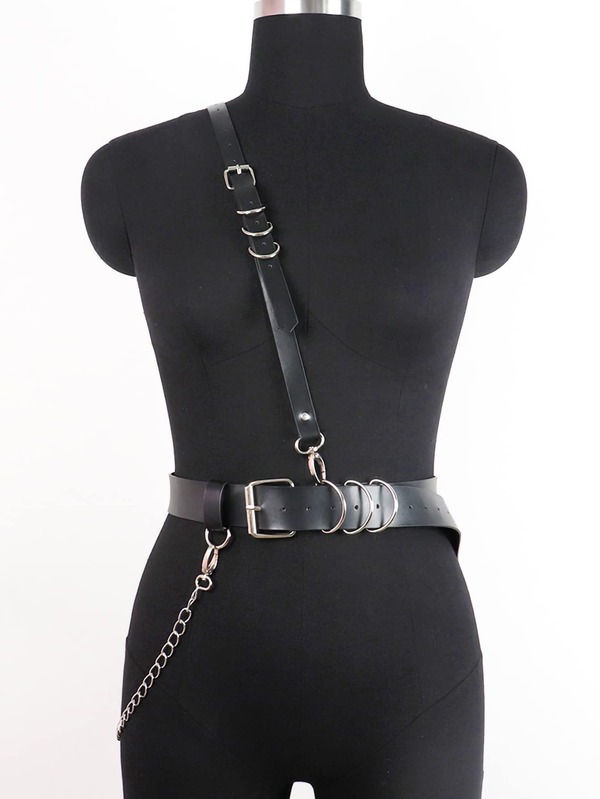 Chain Decor Harness Belt SHEIN USA
