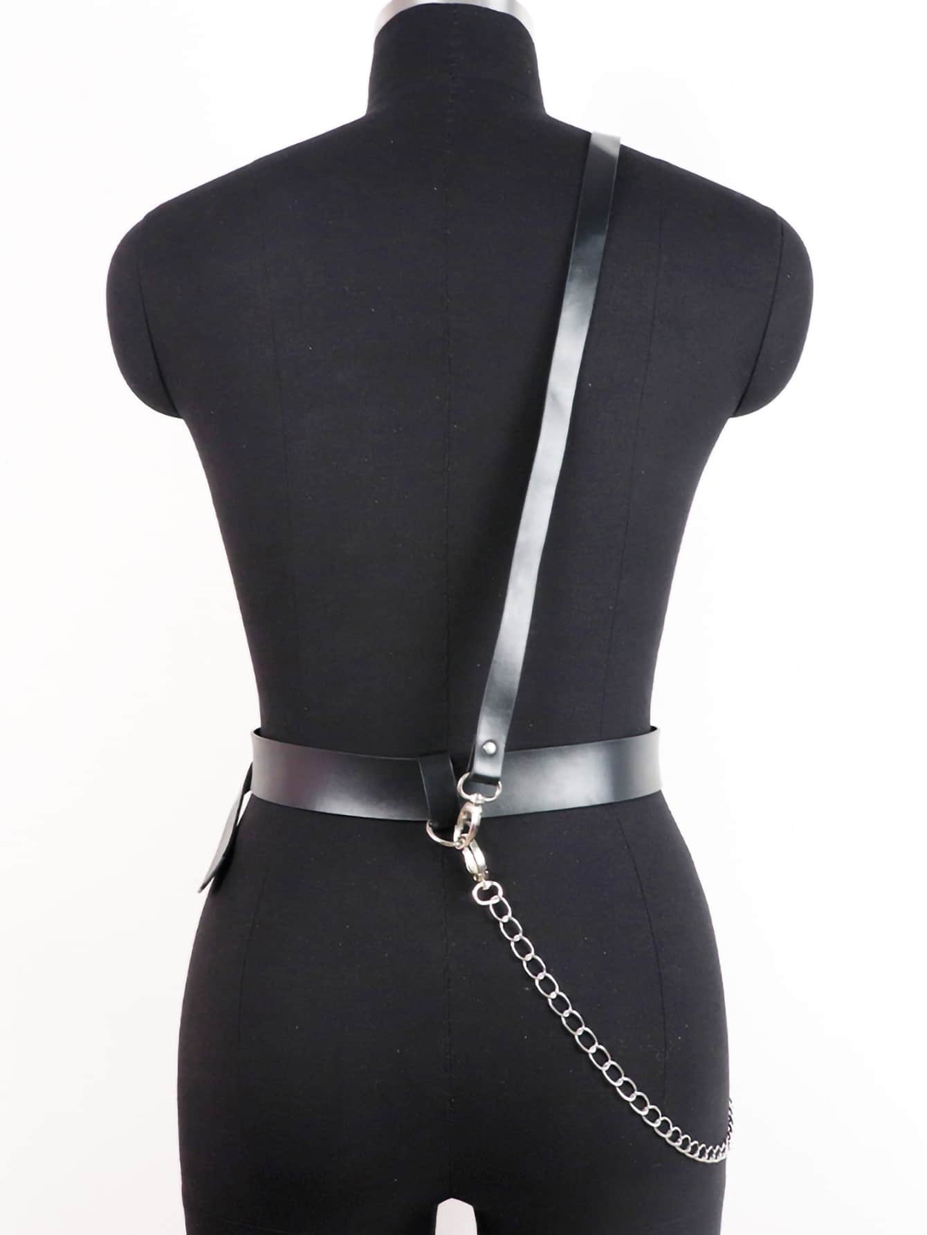Chain Decor Harness Belt SHEIN USA