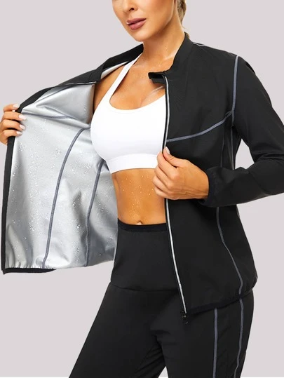 頂針拉鏈開襟運動衛衣