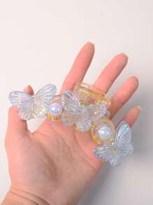 ROMWE Pinza Para Cabello Con Decoración De Mariposas - Multicolor - Ver 5