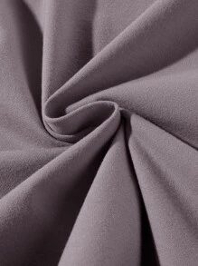 Manfinity Hypemode Men Bear Pattern Drop Shoulder Loose Sweatshirt - Dusty Purple - View 4