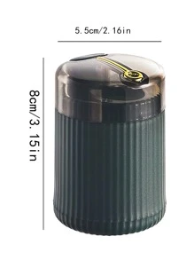 1pc Portable Toothpick Holder - Dark Green - View 2