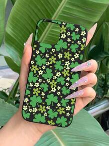 Clover Pattern Phone Case - Multicolor - View 2