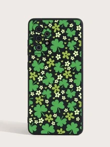 Clover Pattern Phone Case - Multicolor - View 4