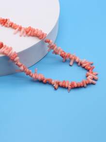 1strand Stone Design DIY Jewelry Accessory - Pink - View 3