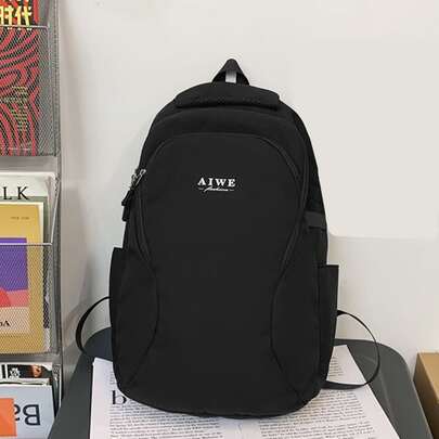 Men Letter Graphic Casual Daypack