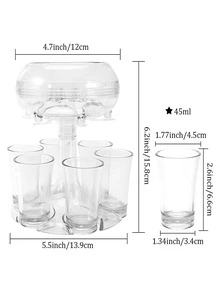 7 piezas Vertedor de vino transparente - transparente - Ver 4