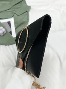 Minimalist Flap Chain Envelope Bag