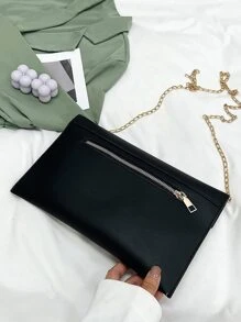 Minimalist Flap Chain Envelope Bag