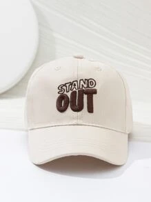 Niños Gorra de béisbol con bordado de letra