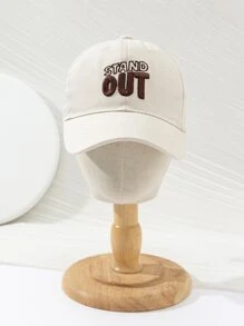 Niños Gorra de béisbol con bordado de letra