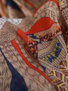 Breezaya Kimono Nữ mép Bộ lạc - Nhiều màu - Xem 3