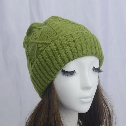 Solid Knit Cuff Beanie