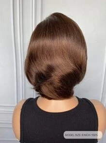 直筒13X4蕾絲正面假髮8英寸1B4顏色短假髮漸層顏色 - S1/4 - 查看 5