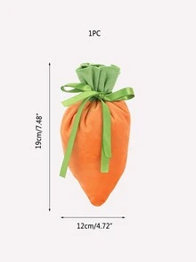 1入組胡蘿蔔設計禮品袋