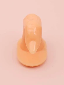FULL BEAUTY 2 Chiếc Móng Tay Nghệ Thuật Thực Hành Ngón Tay Nhựa Đào Tạo Đầu Móng Tay Mẫu Tay Ngón Tay Làm Móng Dụng Cụ Làm Móng - Màu be - Xem 5