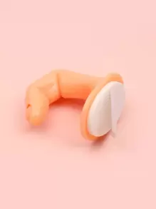 FULL BEAUTY 2 piezas Herramientas de práctica de arte de uñas postizas, dedos de plástico ajustables para entrenamiento de manicura, suministros de uñas, herramientas de uñas, herramientas de arte de uñas, de vuelta a la escuela, uñas, herramientas de uñas para uñas postizas - Albaricoque - Ver 8