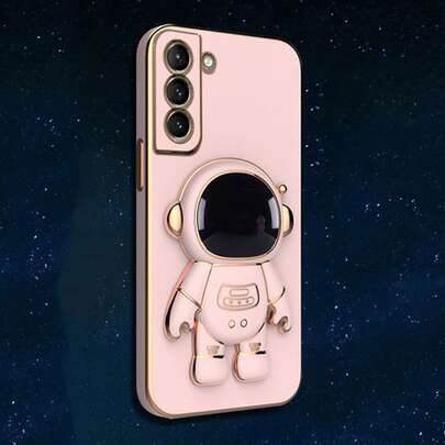 Astronaut Decor Phone Case With Stand
