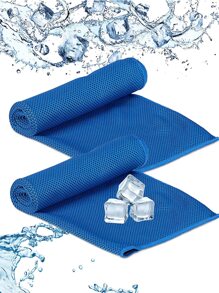 1pc Plain Sport Towel - Royal Blue - View 7
