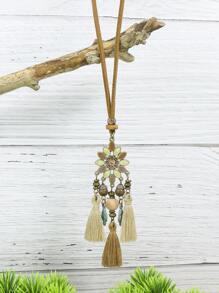 TopHanqi 3 cái / bộ Vòng cổ quyến rũ tua rua - Nhiều màu - Xem 5