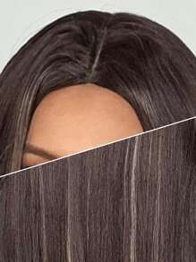 Multicolor 30 Inch Extra-Long Body Wave Synthetic Wig With Bangs - Multicolor - View 5