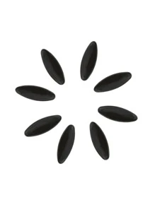 8 chiếc khăn quàng cổ nhiều màu thời trang nữ, khăn choàng, ghim cài đầu, ghim cố định băng đô, trâm cài màu Dopamine Phụ kiện cho phụ nữ - màu đen - Xem 4