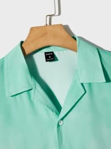 Manfinity RebelGame Men Coconut Tree Print Shirt - Multicolor - View 4