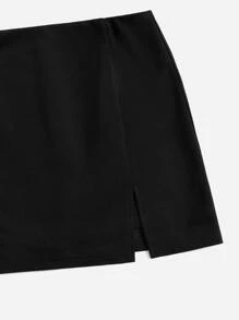 SHEIN EZwear 手帕下擺吊帶上衣和包臀半身裙