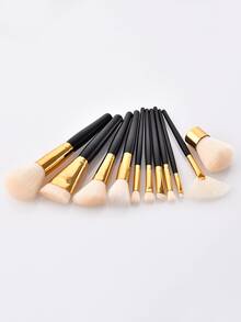 Bộ cọ trang điểm cầm tay 11 chiếc, Bộ cọ, Bộ cọ trang điểm, Bộ cọ trang điểm, Bộ trang điểm hoàn chỉnh, Bộ cọ trang điểm, Bộ trang điểm hoàn chỉnh, Bộ cọ, Bộ cọ trang điểm, Bộ quà tặng trang điểm - màu đen - Xem 3