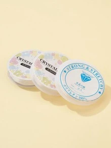 1box DIY Stretch Jewelry Making Kits include Glass Seed Beads Metal Findings Stainless Steel Scissors Elastic Crystal Thread Steel Beading Needles Mixed Color Bead DIY Jewelry Accessory Set - Multicolor - View 8