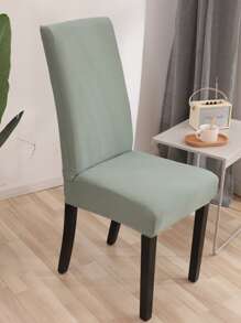 1入組四季素色彈力椅套適用於餐廳酒店儀式 - 薄荷綠 - 查看 1