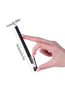 50pcs Black Matte Neutral Pen, Smooth Writing, No Ink Sticking, Multifunctional, Suitable For Daily Writing, Testing Signatures, Student Supplies, Teacher Office Supplies