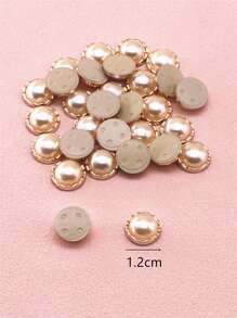 30 cái Faux Pearl Decor Phụ kiện tóc DIY - Nhiều màu - Xem 4
