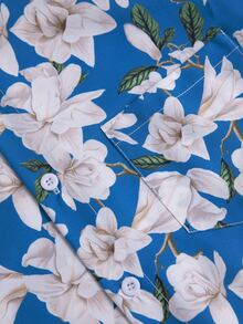 Manfinity Men Floral Print Shirt Without Tee - Multicolor - View 6