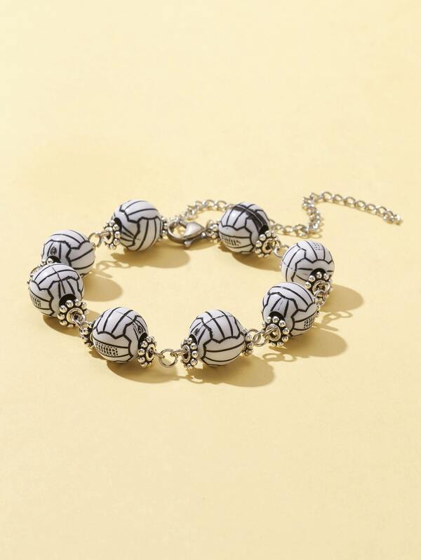 Volleyball Decor Bracelet SHEIN USA