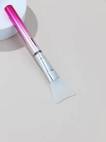 1pc Ombre Facial Sheet Brush - Hot Pink - View 1