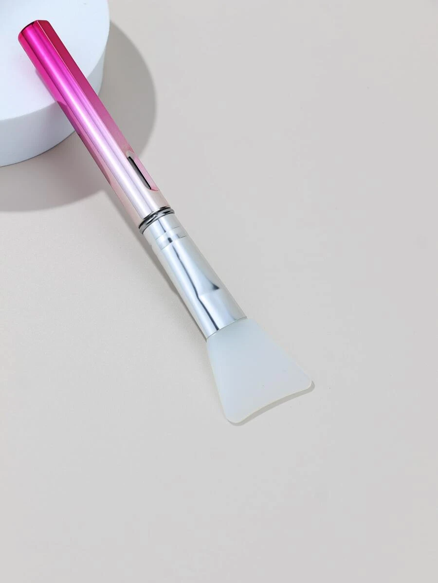 1pc Ombre Facial Sheet Brush - Hot Pink - View 1