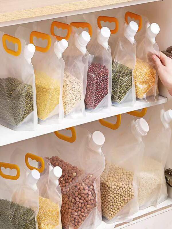 5pcs Clear Food Storage Bag