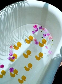 10pcs Duck Design Anti-Slip Shower Tread Sticker Home Bathroom Decor Fall Decor Back To School