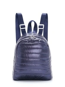 Niños Mochila clásica guateada - Azul Marino - Ver 4