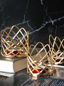 1入組鏤空鐵筆筒