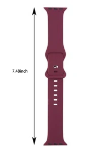4pcs Plain Watchband Compatible With Apple Watch - Multicolor - View 3