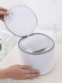 1 pieza bolsa de lavandería para ropa interior - Blanco - Ver 1