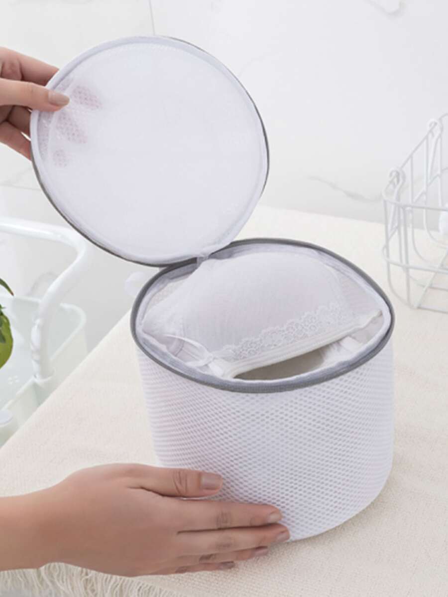 1 pieza bolsa de lavandería para ropa interior - Blanco - Ver 1