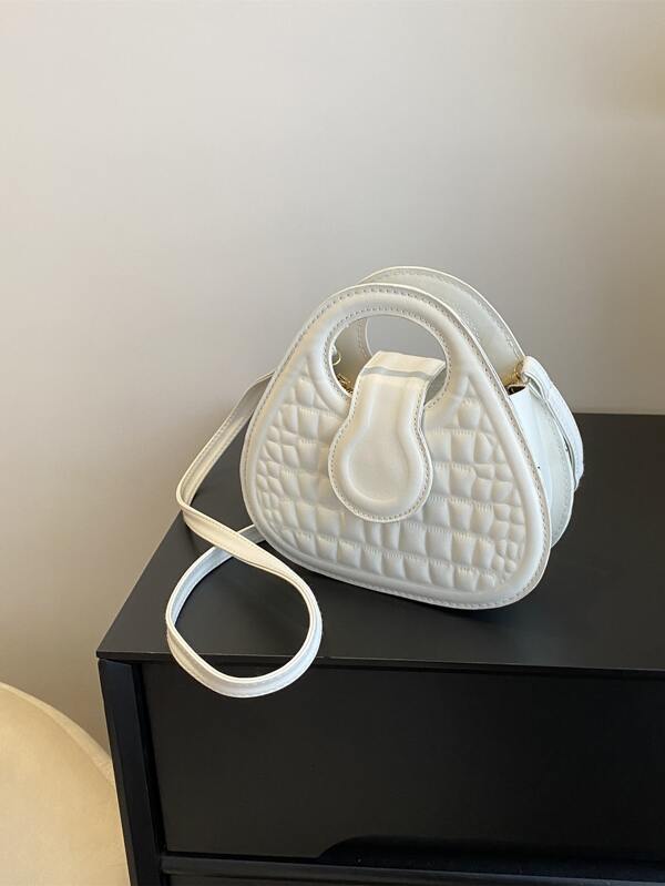 Mini Crocodile Embossed Dome Bag SHEIN USA