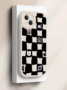 Ốp điện thoại in họa tiết kẻ caro, phiên bản quốc tế, không phải phiên bản nội địa. - Nhiều màu - Xem 2