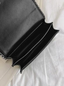 SHIMEINI 1 chiếc Túi đeo chéo một bên vai đính tua rua và hạt cườm thời trang mới 2025, thích hợp cho phụ nữ sử dụng hàng ngày, đi nghỉ, ngày lễ, hẹn hò, làm quà tặng - màu đen - Xem 5