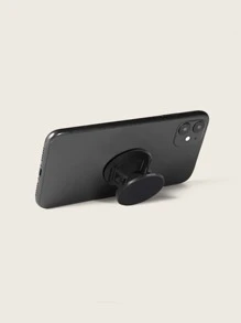 1pc Plain Stand-Out Phone Grip Compatible With IPhone, Android Phone, Gift For Birthday, Family, Friends Push-Pull Phone Grip, Phone Holder, Phone Accessories